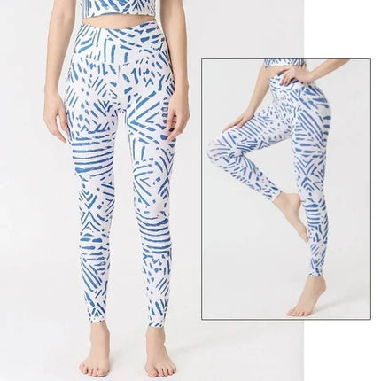 Women Starry Night 3D Blue Yoga Fitness Leggings - Fitness Leggings - Thefound - Mad Fly Essentials