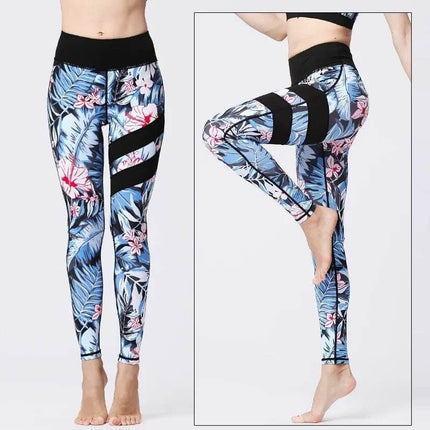 Women Starry Night 3D Blue Yoga Fitness Leggings - Fitness Leggings - Thefound - Mad Fly Essentials