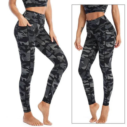 Women Starry Night 3D Blue Yoga Fitness Leggings - Fitness Leggings - Thefound - Mad Fly Essentials