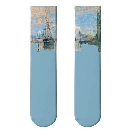 Women Starry Night 3D Van Gogh Socks - Socks - Starlight - Mad Fly Essentials