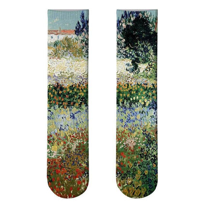 Women Starry Night 3D Van Gogh Socks - Socks - Starlight - Mad Fly Essentials