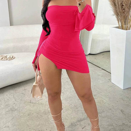 Women Strapless Backless Off - shoulder Mini Dress - Mini Dress - Veryou - Mad Fly Essentials