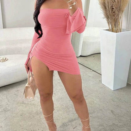 Women Strapless Backless Off - shoulder Mini Dress - Mini Dress - Veryou - Mad Fly Essentials