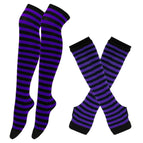 Purple Black Stripes