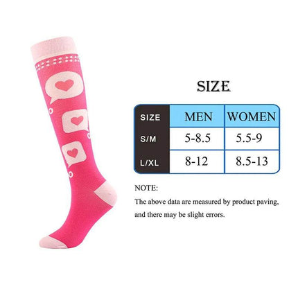 Women Striped Red White Blue Compression Socks - Socks - TOB - Mad Fly Essentials