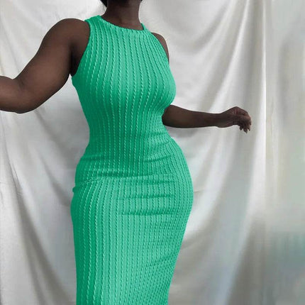 Women Summer Casual Knitted Party Dress - Party Dress - mandylandy - Mad Fly Essentials