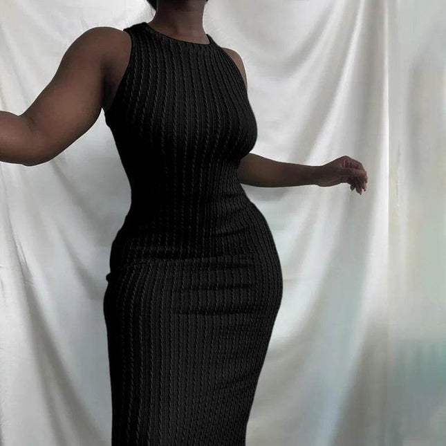 Women Summer Casual Knitted Party Dress - Party Dress - mandylandy - Mad Fly Essentials