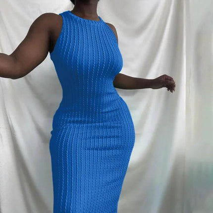 Women Summer Casual Knitted Party Dress - Party Dress - mandylandy - Mad Fly Essentials