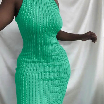 Women Summer Casual Knitted Party Dress - Party Dress - mandylandy - Mad Fly Essentials