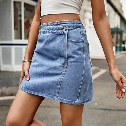 Women Summer Denim Fashion S - 2XL Mini Skirt - Mini Skirt - ANPOETCHY - Mad Fly Essentials