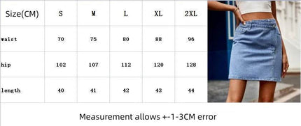 Women Summer Denim Fashion S - 2XL Mini Skirt - Mini Skirt - ANPOETCHY - Mad Fly Essentials