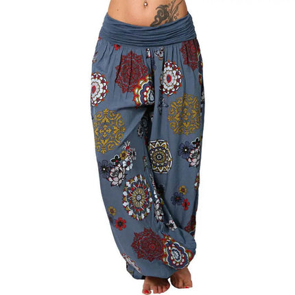 Women Summer Floral Fashion Harem Pants - Harem Pants - MACVARIL - Mad Fly Essentials