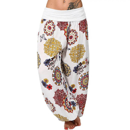 Women Summer Floral Fashion Harem Pants - Harem Pants - MACVARIL - Mad Fly Essentials