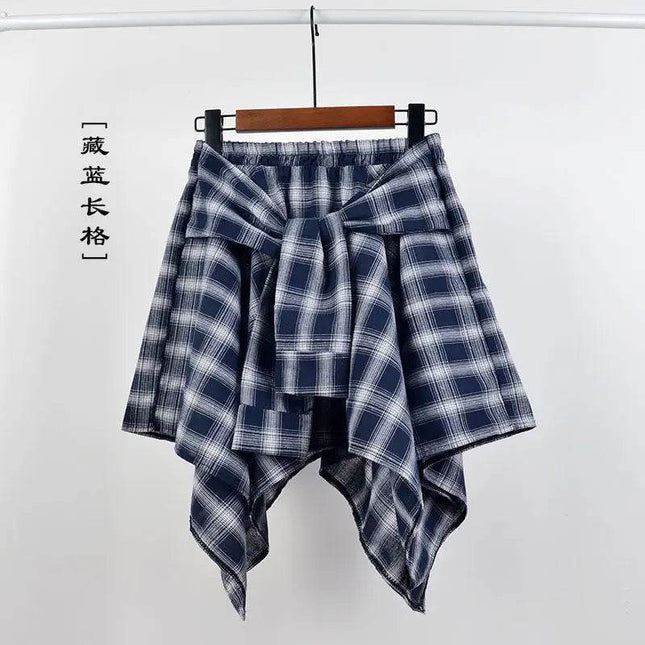 Mini Skirt Women Summer Retro Casual Irregular Skirt Mini Skirt Rainbow waves Mad Fly Essentials