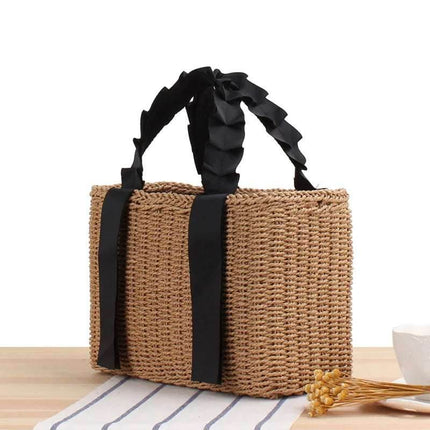 Boho Summer Woven Straw Handbag Women Accessories - Women Accessories - Miescher Kora - Mad Fly Essentials