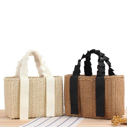 Boho Summer Woven Straw Handbag Women Accessories - Women Accessories - Miescher Kora - Mad Fly Essentials