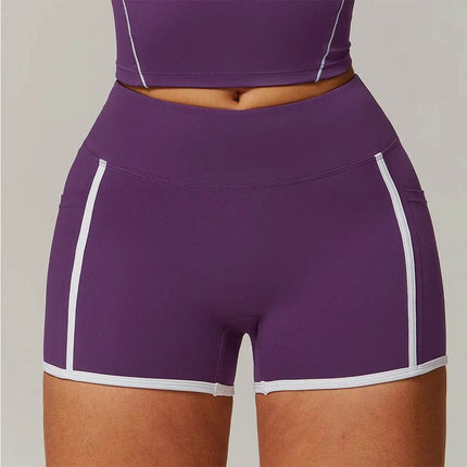 Women Summer Yoga Solid Fitness Shorts - Fitness Shorts - Dream Girl - Mad Fly Essentials