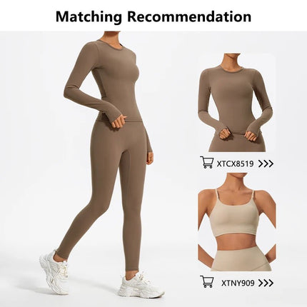 Women Super Soft High Waist Fitness Leggings - Fitness Leggings - FCCEXIO - Mad Fly Essentials