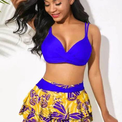 Women Swimwear Floral S - 3XL Bikini Set - Bikini Set - Btsukimi - Mad Fly Essentials