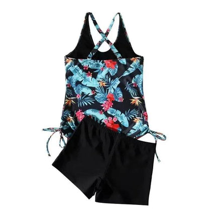 Women Swimwear Tropical Tankini Set - Tankini Set - Boho Girl - Mad Fly Essentials