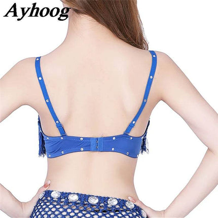 Women Tassel Belly Dancing Crop Top - Crop Top - Ayhoog - Mad Fly Essentials