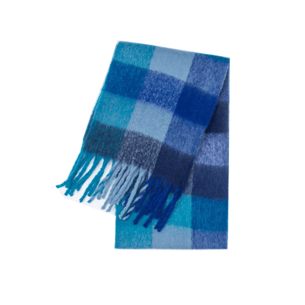 Women Thick Cashmere Rainbow Scarf Shawl - Mad Fly Essentials