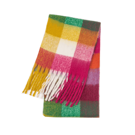 Women Thick Cashmere Rainbow Shawl Scarf - Scarf - RUNMEIFA - Mad Fly Essentials