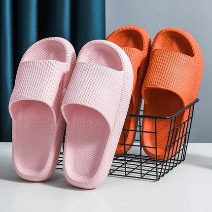 Canvas Water Shoes Thick Platform Cloud Slippers Women Footwear - Women Footwear - Mad Fly Essentials - Mad Fly Essentials
