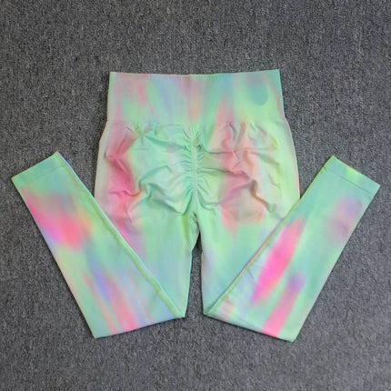 Women Tie - Dye Yoga Fitness Leggings - Fitness Leggings - MEHEOL - Mad Fly Essentials