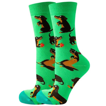 Women Trendy 3D Animal Dog Long Socks - Socks - TOB - Mad Fly Essentials