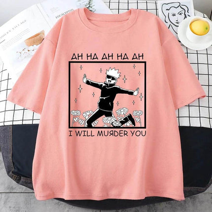 Women Trendy Anime 90s Funny Casual Shirt - Shirt - Animet - Mad Fly Essentials