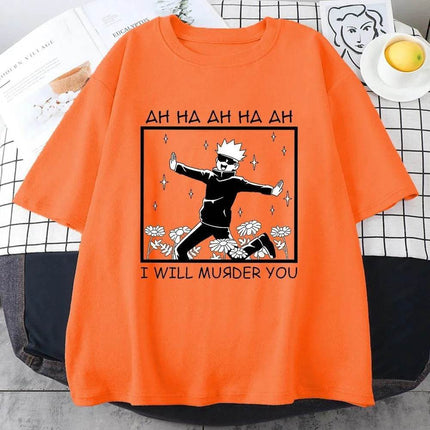 Women Trendy Anime 90s Funny Casual Shirt - Shirt - Animet - Mad Fly Essentials