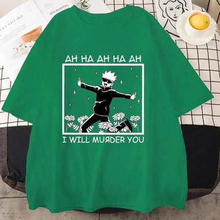 Women Trendy Anime 90s Funny Casual Shirt - Shirt - Animet - Mad Fly Essentials