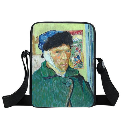 Women Van Gogh Messenger Crossbody Bag - Crossbody Bag - COOLOST - Mad Fly Essentials