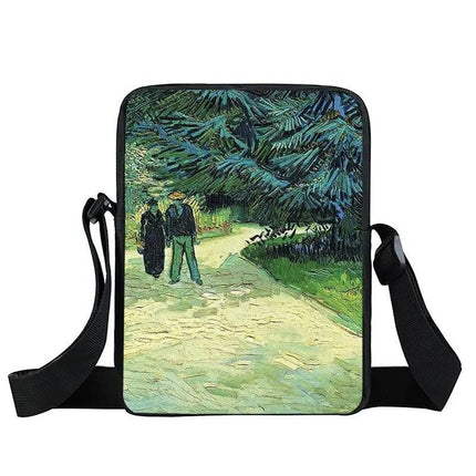 Women Van Gogh Messenger Crossbody Bag - Crossbody Bag - COOLOST - Mad Fly Essentials