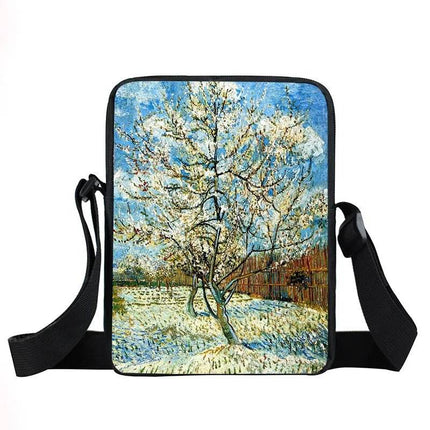 Women Van Gogh Messenger Crossbody Bag - Mad Fly Essentials