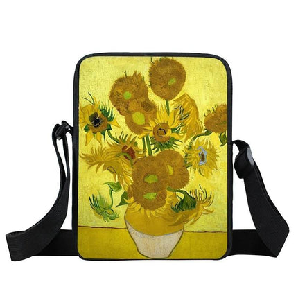 Women Van Gogh Messenger Crossbody Bag - Mad Fly Essentials