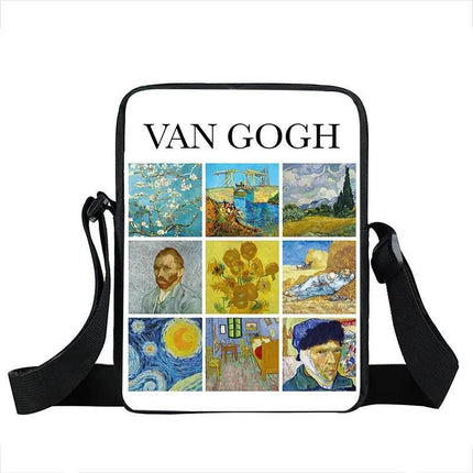 Women Van Gogh Messenger Crossbody Bag - Mad Fly Essentials