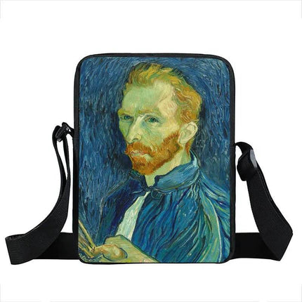 Women Van Gogh Messenger Crossbody Bag - Mad Fly Essentials