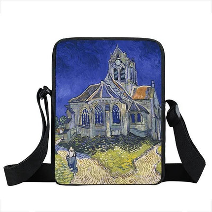Women Van Gogh Messenger Crossbody Bag - Mad Fly Essentials