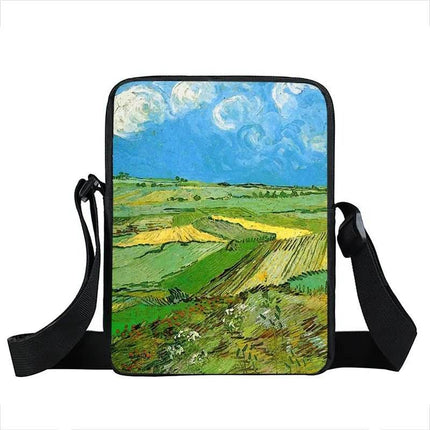 Women Van Gogh Messenger Crossbody Bag - Crossbody Bag - COOLOST - Mad Fly Essentials