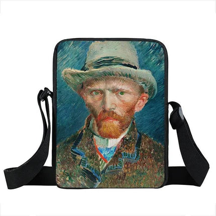 Women Van Gogh Messenger Crossbody Bag - Crossbody Bag - COOLOST - Mad Fly Essentials