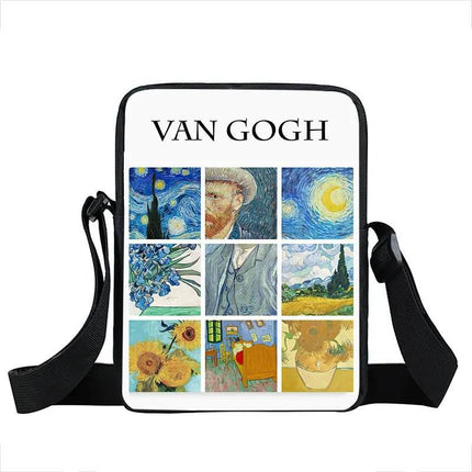 Women Van Gogh Messenger Crossbody Bag - Mad Fly Essentials