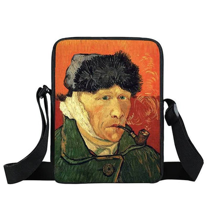 Women Van Gogh Messenger Crossbody Bag - Crossbody Bag - COOLOST - Mad Fly Essentials