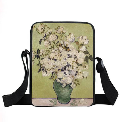 Women Van Gogh Messenger Crossbody Bag - Mad Fly Essentials