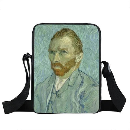 Women Van Gogh Messenger Crossbody Bag - Crossbody Bag - COOLOST - Mad Fly Essentials