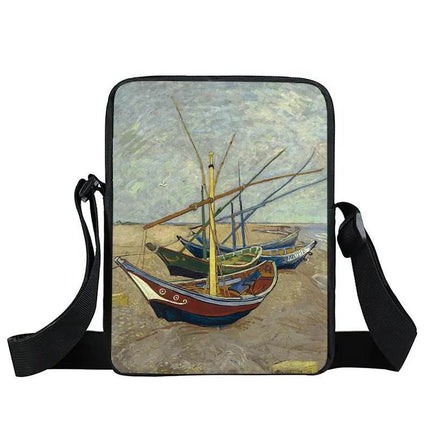 Women Van Gogh Messenger Crossbody Bag - Mad Fly Essentials