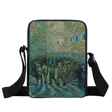Women Van Gogh Messenger Crossbody Bag - Mad Fly Essentials