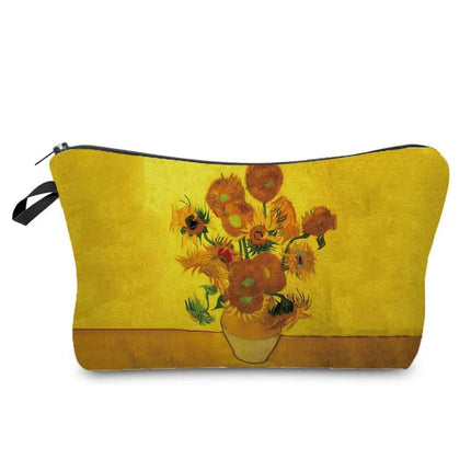 Women Van Gogh Organizer Cosmetic Case - Mad Fly Essentials