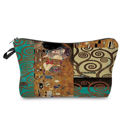 Women Van Gogh Organizer Cosmetic Case - Mad Fly Essentials